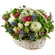 basket of chrysanthemums and roses. Estonia