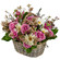 floral arrangement in a basket. Estonia